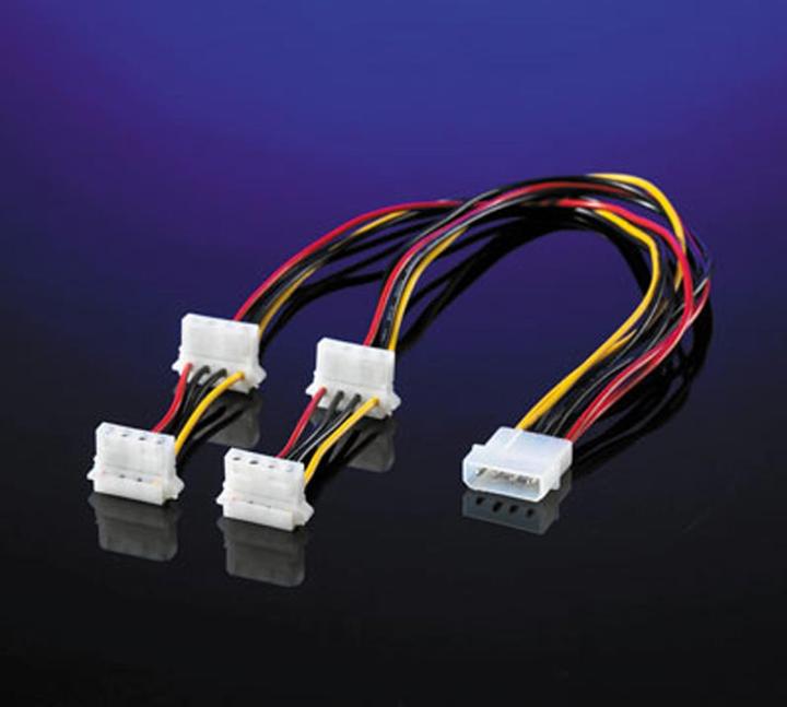 Produktbild Roline Y-Stromkabel für 5.25 Geräte, 0.2m