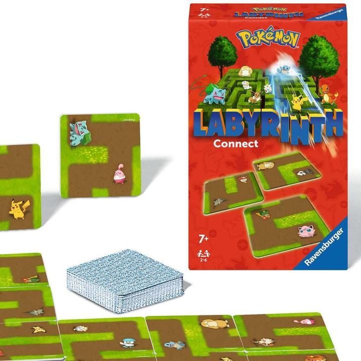 Actual product image Ravensburger 22579 - Pokémon Labyrinth Connect - Bring-along game for 2-6 players aged 7 and up with the (German, Italian, French, Dutch, Portuguese, Spanish)