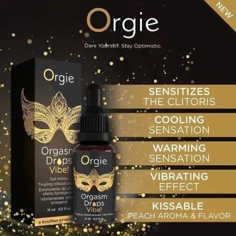 Immagine prodotto Orgie Orgasm Drops Vibe (15 ml)