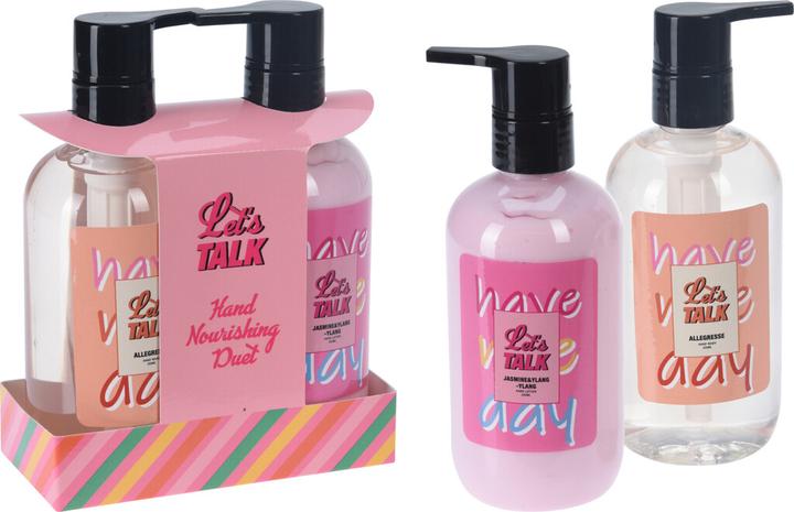 Productafbeelding Let's Talk Set handzeep en handcrème (Vullingen, 250 ml)