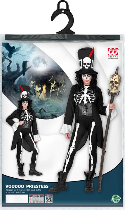 Actual product image Widmann Voodoo priestess costume size L, dress with hat (L)