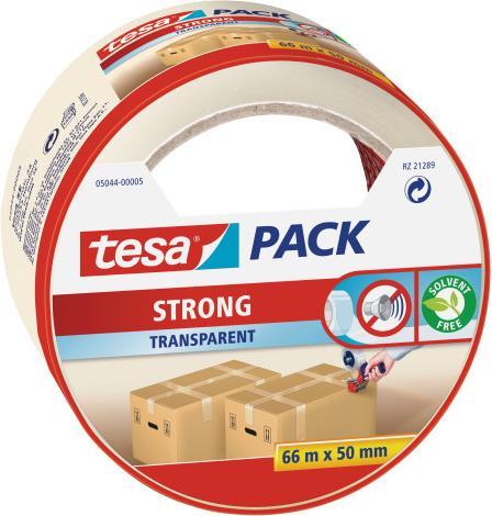 Actual product image tesa emballagetape Strong transparent 66 m (50 mm)