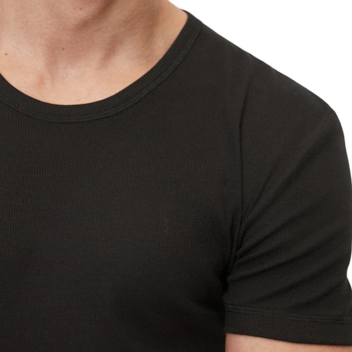 Produktbild Marc O'Polo 2er Pack Iconic Rib Organic Cotton Unterhemd / Shirt Langarm (L)