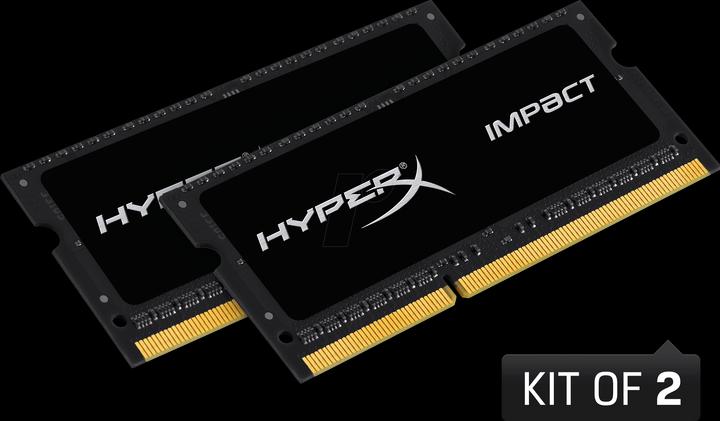 HyperX Impact (2 x 8GB, 2400 MHz, DDR4-RAM, SO-DIMM)