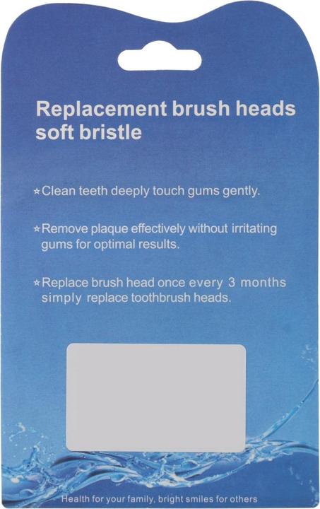 Produktbild AccuCell Zahnbürstenkopf Cleaning Brush V2 für elektrische Zahnbürsten von Oral-B, 4 Stück (4 x)