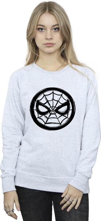 Actual product image Womens/Ladies Spider-Man Chest Logo Sweatshirt (XXL)