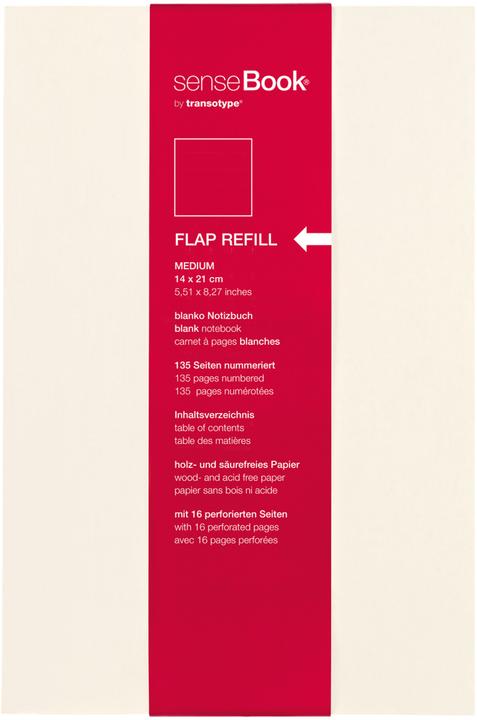Immagine prodotto Transotype senseBook Flap Refill (A5, Nessuna)
