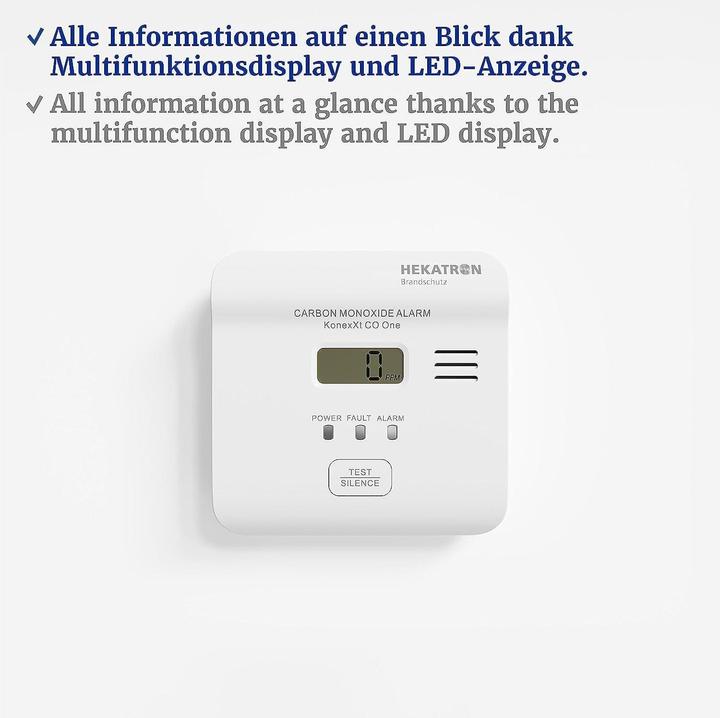 Actual product image Hekatron Kohlenmonoxid-Melder
