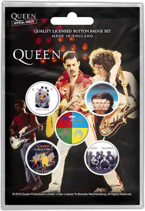 Image du produit Queen Albums Pin'sSet 5erPack Plastique Métal