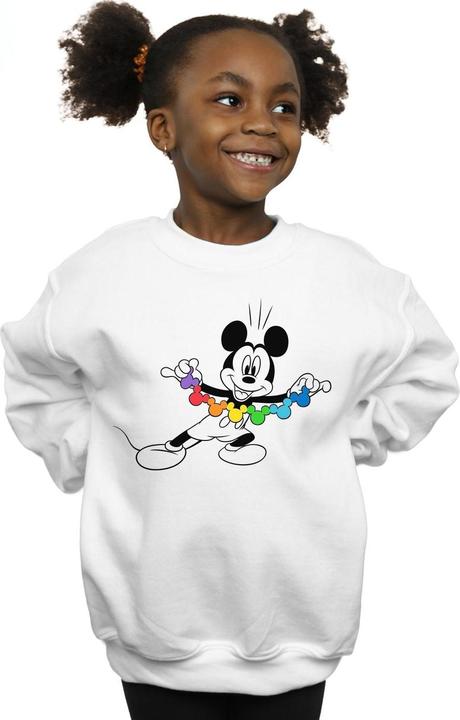 Immagine prodotto Disney Mickey Mouse Rainbow Chain Felpa Ragazze (152, 158)