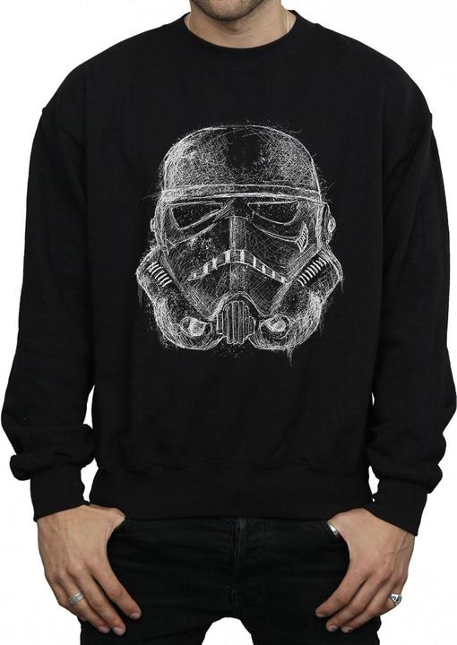 Produktbild Star Wars Stormtrooper Scribble Helmet Sweatshirt (XXL)