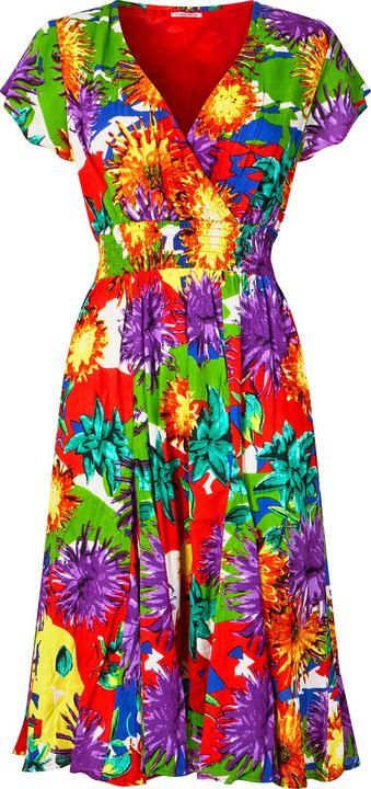 Produktbild Joe Browns Colour Pop Floral Print Cap Sleeve Knee Length Dress (16)