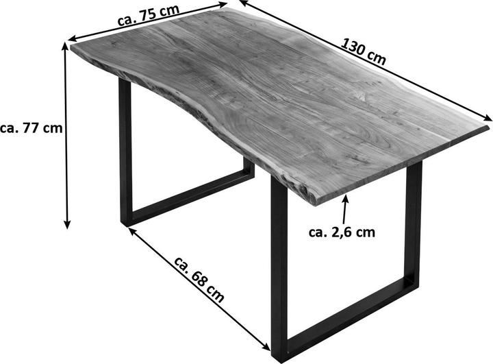 Actual product image SAM Billy (130 x 75 x 77 cm)
