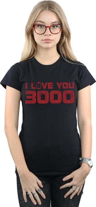Image du produit Femme/Les femmes Avengers Endgame I Love You 3000 - T-shirt en coton vieilli (M)