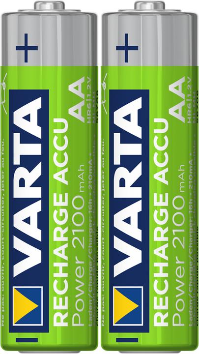 Image du produit Varta Recharger Accu Power (2 pcs, AA, 2100 mAh)
