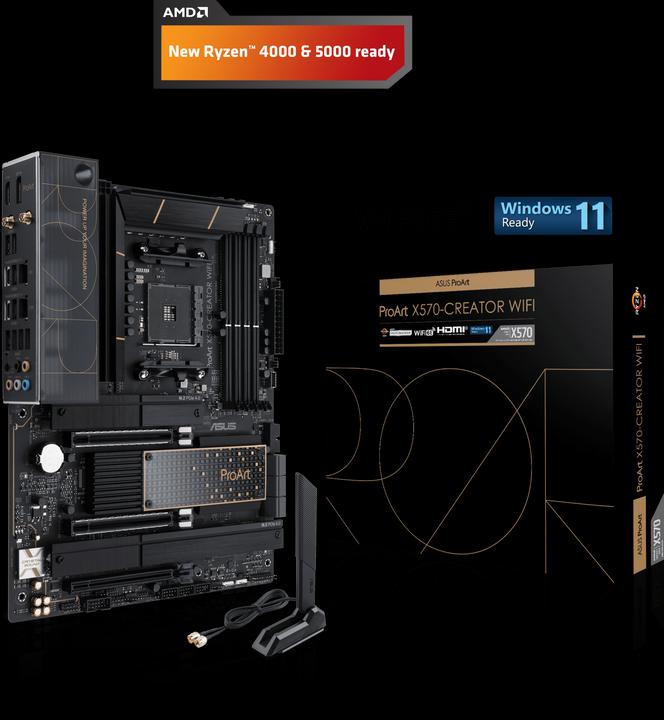 ASUS ProArt X570-Creator WiFi (AM4, AMD X570, ATX)