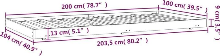 Immagine prodotto VidaXL Friedrick (100 x 200 cm)