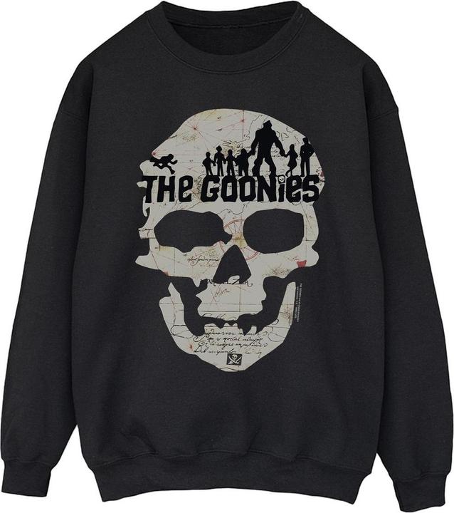 Actual product image Universal Textiles Mens Map Skull Sweatshirt (M)