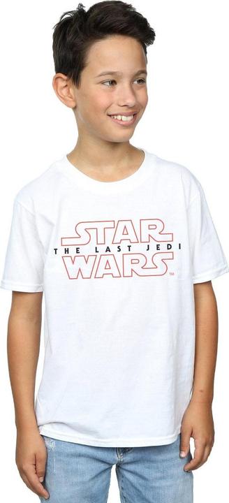 Actual product image Star Wars Boys The Last Jedi Logo T-Shirt (140, 146)