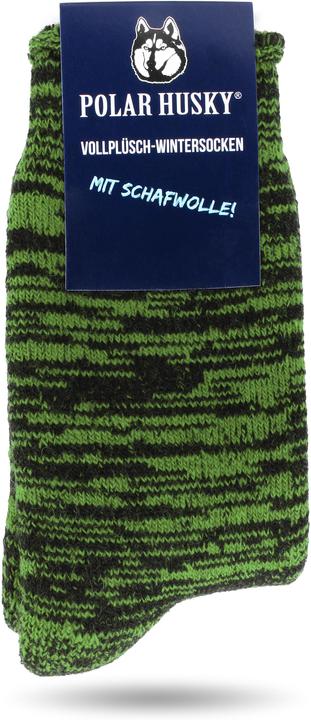 Actual product image Polar Husky Farbige Vollplüsch-Socken mit Wolle (Single pack, 47 - 50)