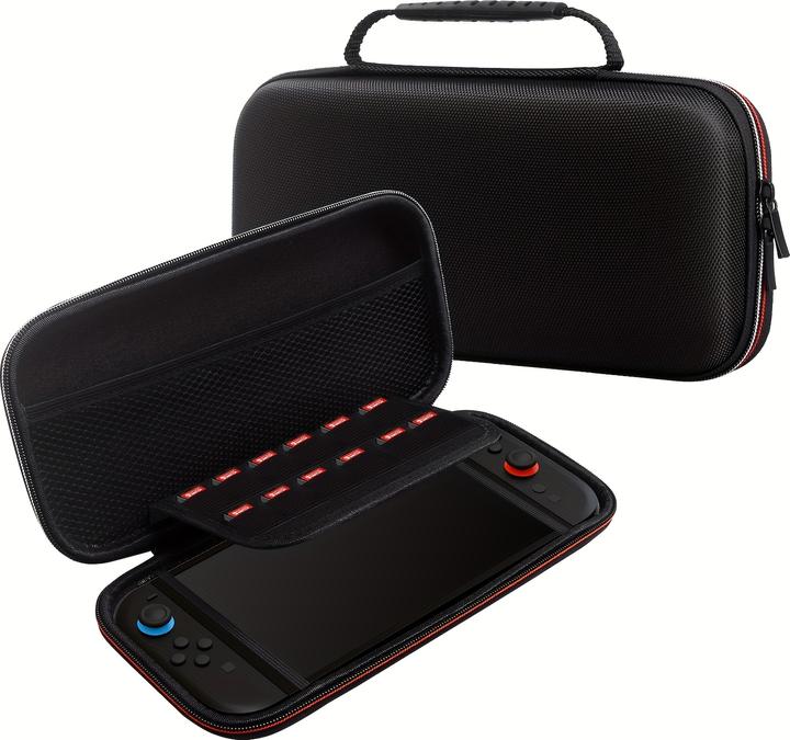 Image du produit PhoneLook Étui de transport rigide pour Nintendo Switch 2 (2025) avec poches en mesh et poignée (Switch 2)