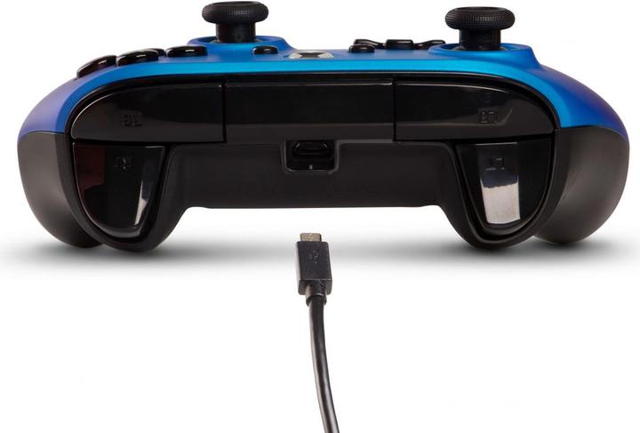 Image du produit PowerA Contrôleur filaire amélioré Sapphire Fade (Xbox One X, Xbox Series X, Xbox One S, Xbox Series S)