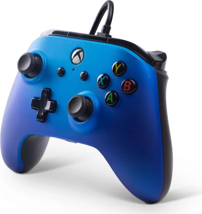 Image du produit PowerA Contrôleur filaire amélioré Sapphire Fade (Xbox One X, Xbox Series X, Xbox One S, Xbox Series S)