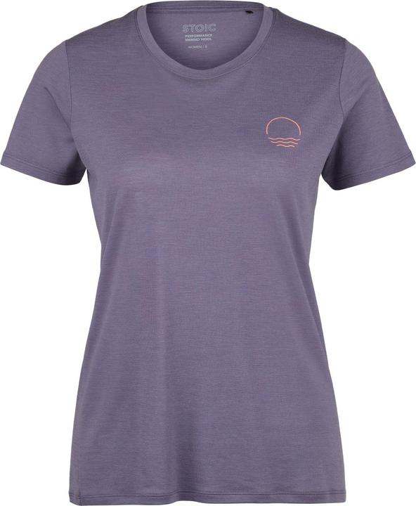 Actual product image Stoic Women's Merino155 LaholmSt. Print T-Shirt Sun (4XL)