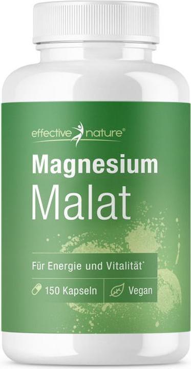 Actual product image Effective Nature Magnesium malate (150 Piece, Capsules, 100 g)