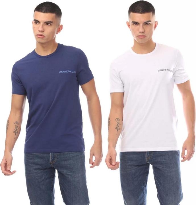 Immagine prodotto Armani Exchange Maglietta Da Casa Girocollo Uomo Misura Confezione 2 (L)