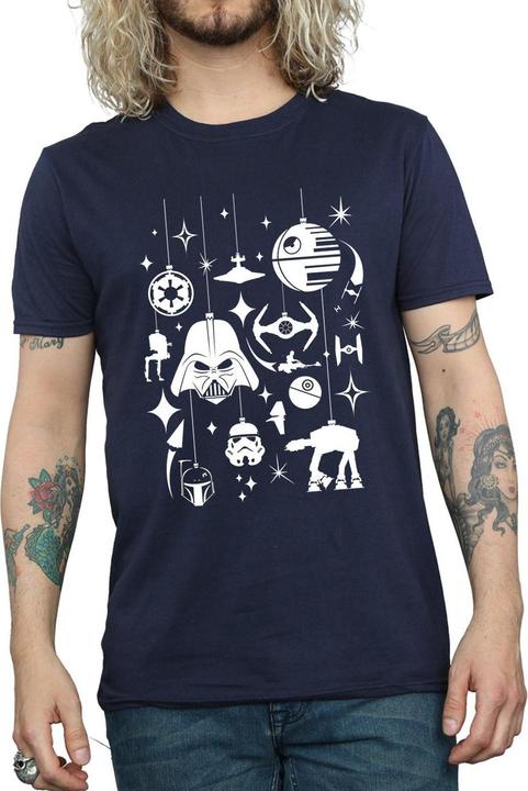 Produktbild Star Wars Christmas Decorations TShirt (M)
