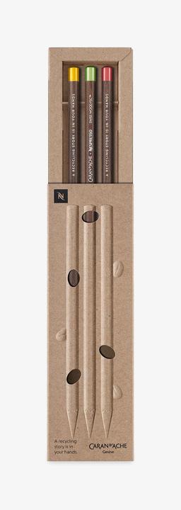 Actual product image Caran d'Ache Nespresso Swisswood (3 mm, HB, 3 x)