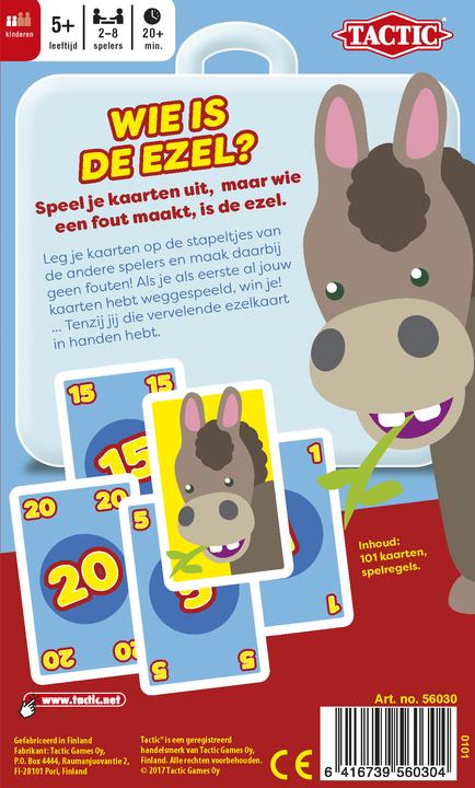 Productafbeelding Tactic Reisspel Wie is de ezel? (Nederlands)