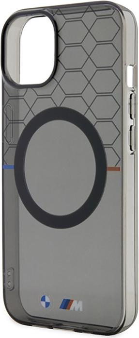 Actual product image BMW Case BMHMP14SHGPK iPhone 14 6.1" szary/grey Pattern MagSafe (Apple iPhone 14)