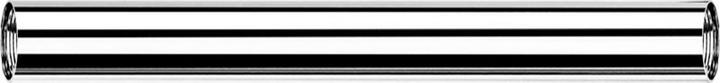 Actual product image Star Piercing Barbell bar silver with 1.2 mm internal thread (Surgical steel 316L)