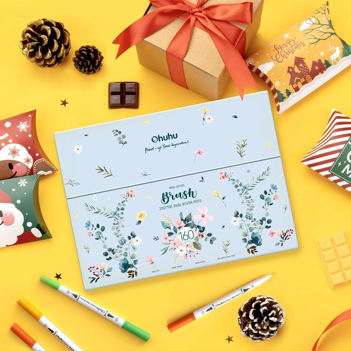 Actual product image Ohuhu Maui Pinselstifte (160 Stk.) WHI (Multicoloured, 160 x)