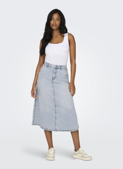 Produktbild Only Hohe Taille Langer Rock Jeansrock (XS)