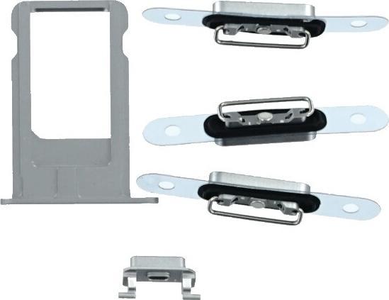 Produktbild OEM Ersatz iPhone 6 Plus Rückseite grau, ohne Logo (Apple iPhone 6 Plus)