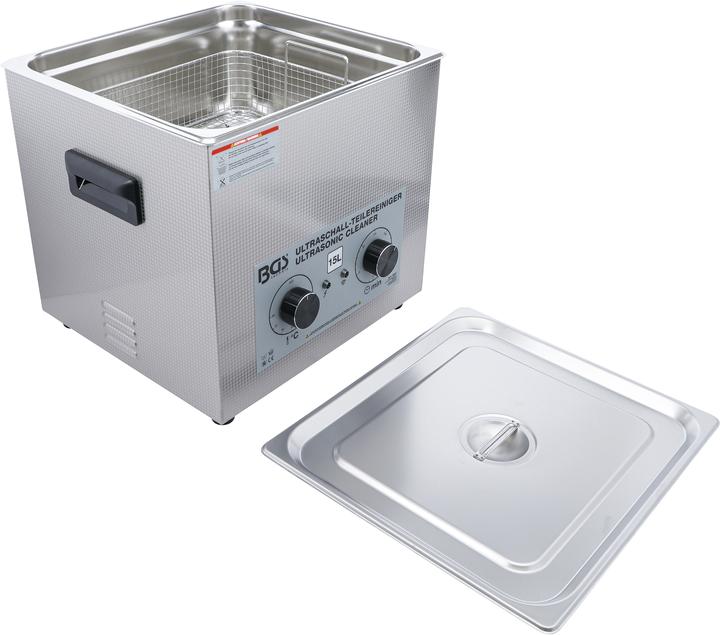 BGS Bac à ultrason 15 l (40 kHz, 15000 ml)