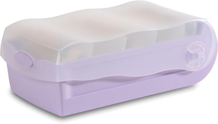 Image du produit Han Fichier CROCO A7 horizontal, 100 cartes, violet pastel translucide (A7)