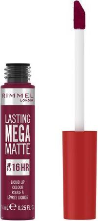 Actual product image Rimmel London Lasting Mega Matte Liquid Lip Colour (Rock Me Purple)
