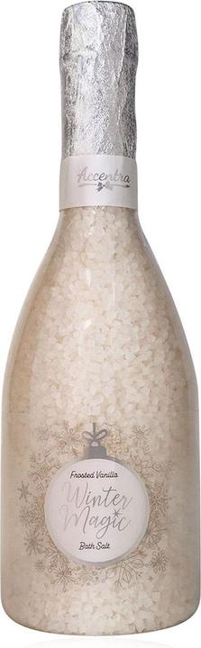Produktbild Accentra Badesalz WINTER MAGIC in Sektflasche, Duft: Frosted Vanilla (Badesalz)