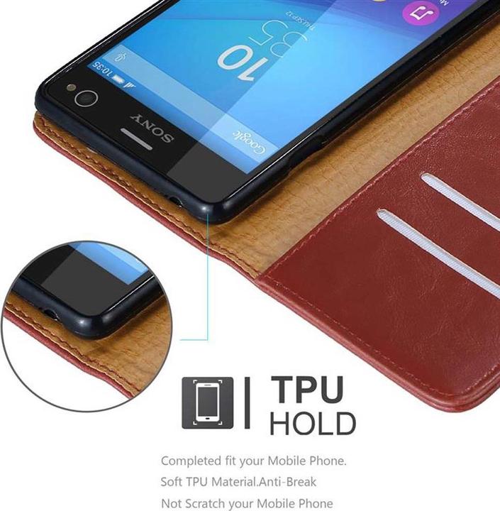 Actual product image Cadorabo Book Luxury Cover (Sony Xperia C4)