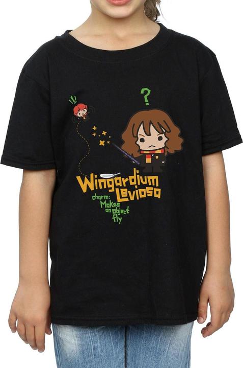 Actual product image Girls Wingardium Leviosa Hermione T-Shirt (152, 158)