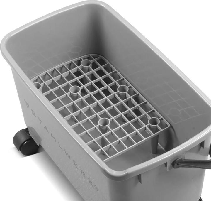 Produktbild Stahlwerk Fliesenwaschset Pro 5 teiliges Fliesenleger Waschset mit 24 l Eimer