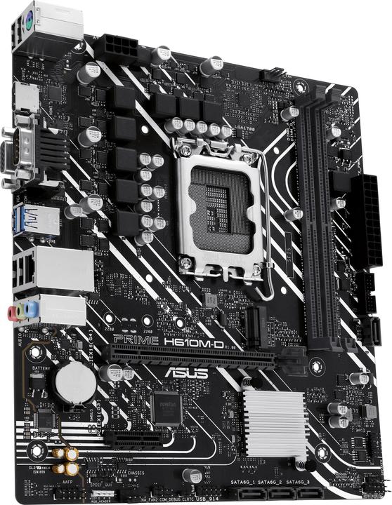 Actual product image ASUS PRIME H610M-D (LGA 1700, Intel H610, mATX)