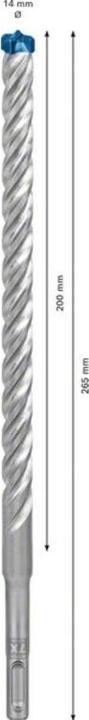 Produktbild Bosch Professional Zubehör EXPERT SDS plus-7X Hammerbohrer, 14 x 200 x 265 mm, 10-tlg. (14 Millimeter)