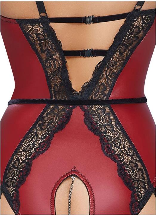 Actual product image Abierta Fina Body red/black XL (XL)