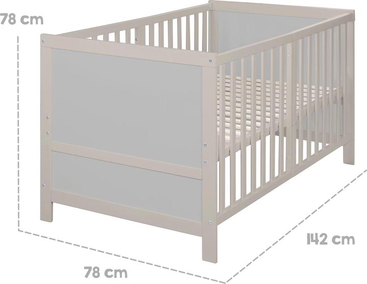 Actual product image Roba Combination cot 70x140 cm (70 x 140 cm)