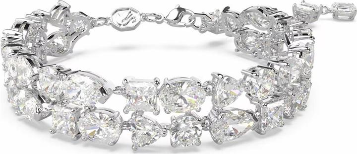 Immagine prodotto Swarovski Bracciale Mesmera Vari Tagli Bianco (19.50 cm, Metallo Swarovski)